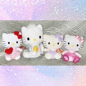 Super Cute Sanrio Hello Kitty & Dear Daniel plush doll bundle